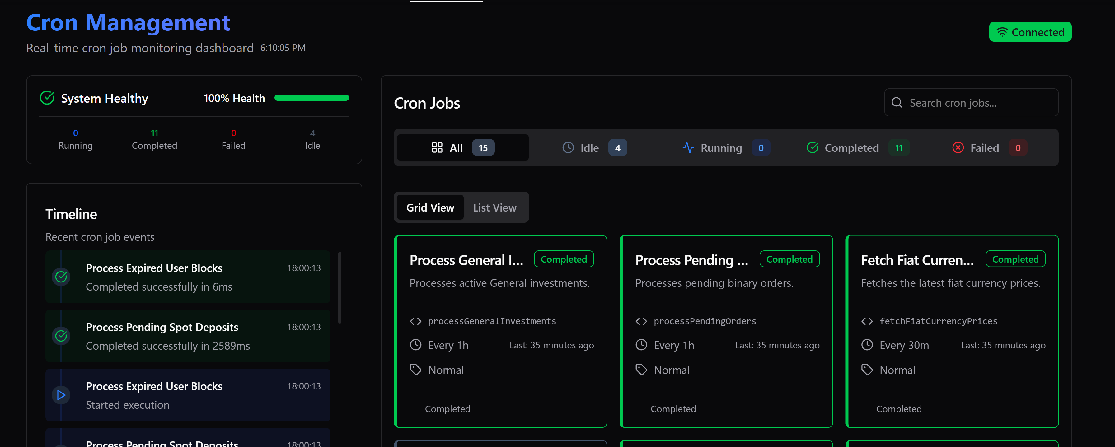 Cron Management