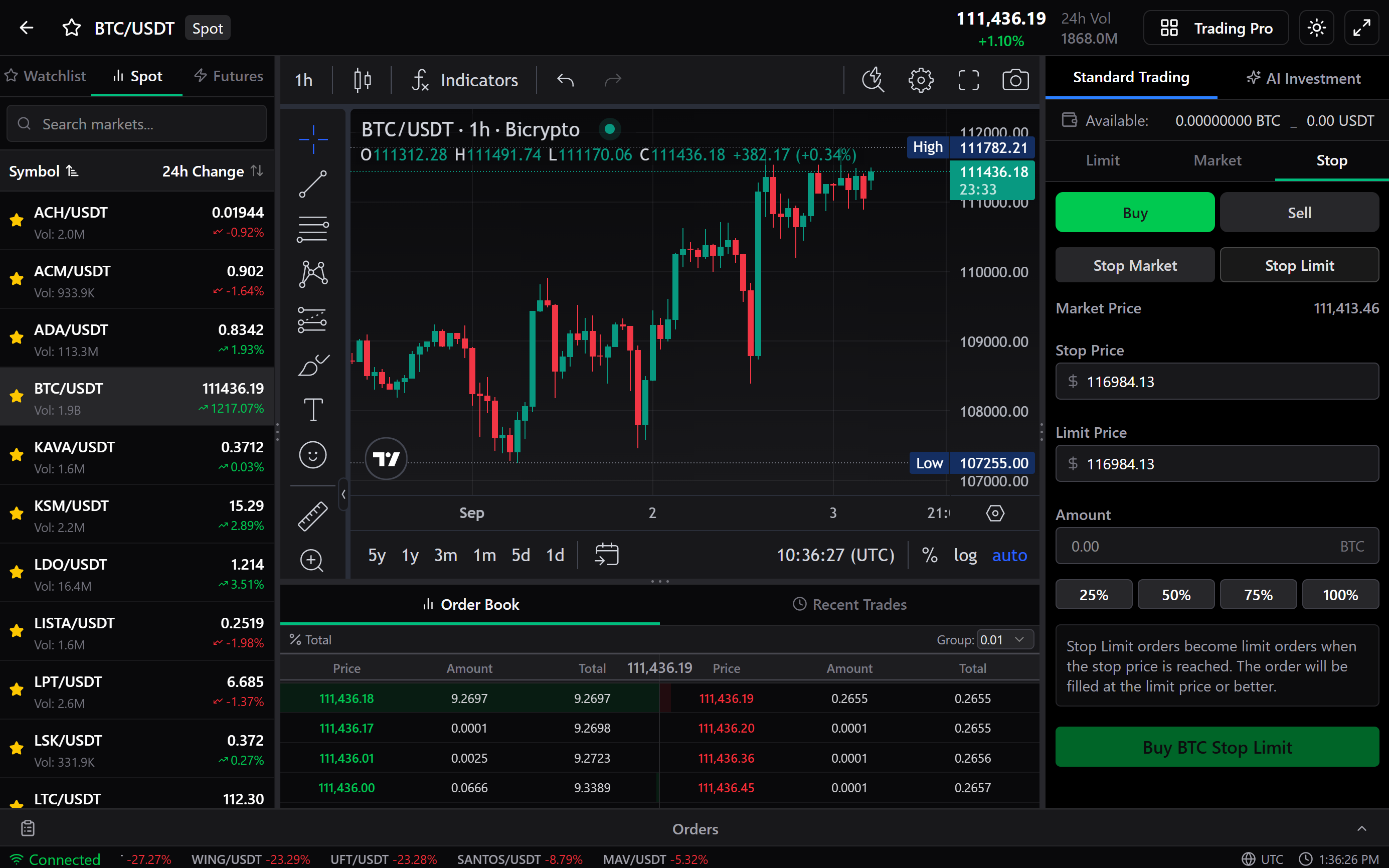Main Dashboard